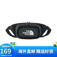 the North Face 北面美版腰包通用運動斜跨包胸包3L EXPLORE HIP PACKKY4-黑/白色均碼
