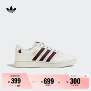 adidas NY 90 STRIPES經(jīng)典運(yùn)動(dòng)板鞋男女阿迪達(dá)斯三葉草 漢玉白/紅色/金色   37