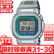 卡西歐（CASIO）G-SHOCK系列經(jīng)典小方塊街頭時(shí)尚運動(dòng)防水防震方形手表男送禮推薦 GMW-B5000PC-1太陽(yáng)能+電波+藍牙