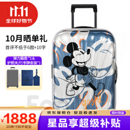 新秀麗（Samsonite）經(jīng)典貝殼拉桿箱男女超輕盈旅行行李箱升級版 2025款米奇 54C 20英寸 可擴展