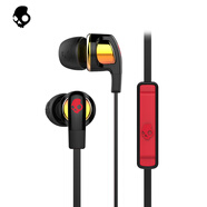 SKullcandy骷髏頭/ Smokin buds2煙斗斯酷凱蒂入耳式有線耳機藍牙 紅黑