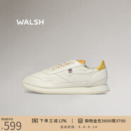 NormanWalsh2025新款ENS跑步鞋春夏男女款小白鞋復古運動(dòng)休閑慢跑鞋 米黃色 42