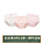 Kordear寶寶小內(nèi)褲女1-3歲純棉幼童底褲褲頭6-18個月嬰兒三角褲 套餐B 80 cm