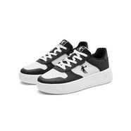 喬丹男鞋板鞋秋季休閑運動(dòng)鞋學(xué)生厚底增高百搭小白鞋防滑耐磨滑板鞋 喬丹白/黑色 （網(wǎng)面） 45