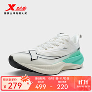 特步【2000公里二代】跑鞋男兩千公里耐磨回彈跑鞋體考競訓(xùn)女跑步鞋 帆白-男-建議拍小半碼 42