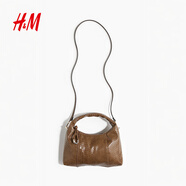 H&M2025秋季新款女士斜挎包1302539 米色/蛇紋