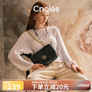 蔻一（Cnoles）斜挎包女士大容量百搭菱格小方包2025流行女生包包七夕情人節(jié)禮物