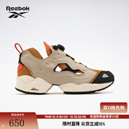 Reebok銳步官方男女同款I(lǐng)NSTAPUMP FURY 95經(jīng)典一腳蹬充氣運(yùn)動(dòng)休閑鞋 100033872 棕/黑/櫻桃紅 36.5