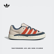 adidas「鯊魚(yú)面包鞋」ADIMATIC經(jīng)典運(yùn)動(dòng)滑板鞋男女阿迪達(dá)斯三葉草   漢玉白/藍(lán)色/橙色   40.5