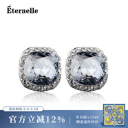 Eternelle法國永恒奧地利水晶耳釘 歐美風氣質(zhì)耳環(huán)簡約耳飾女生日禮物 魅影色