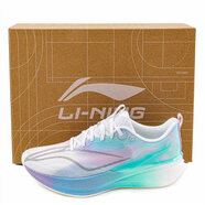 李寧（LI-NING）赤兔7pro/8pro新款透氣跑步鞋男鞋減震超輕透氣跑鞋6代男款運動(dòng)鞋 標準白-13赤兔8PRO 43