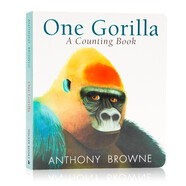 一只大猩猩 計(jì)數(shù)書One Gorilla: A Counting Book 英文原版繪本 Anthony Browne安東尼布朗 紙板書