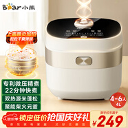 小熊（Bear）電飯煲 4~6人家用4升大容量電飯鍋 柴火飯多功能智能真微壓22分鐘快煮米飯鍋DFB-D40N1