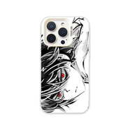 品無(wú)憂(yōu)刺客伍六七線(xiàn)條反光鐳射適用蘋(píng)果華為VIVO小米OPPO二次元手機殼 623302刺客伍六七0901銀白色 找不到型號，可以聯(lián)系客服