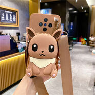 蒙艾酷零錢(qián)包適用于于vivox200ultra手機保護殼軟殼x200s保護套可 棕色-小松鼠+斜掛繩 vivoX200ProMini