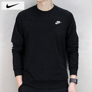 耐克（NIKE）衛(wèi)衣男士25秋冬新款運(yùn)動(dòng)服裝訓(xùn)練上衣針織透氣套頭衫保暖圓領(lǐng)外套 法式毛圈/寬松版型/曬圖退5 L （175/92A）