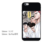 OLOEYiphone7蘋果6s手機殼6plus硅膠全包軟殼5s潮男女款浮雕8X灌籃掛繩 5.5寸6p/6sp通用壞孩子駕到