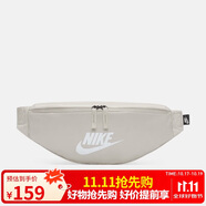 耐克NIKE男女腰包 單肩包斜挎包胸包休閑包DB0490-104 灰白均碼