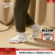 Reebok銳步官方男女FLUFFIPUFF黑武士貝果鞋運(yùn)動休閑舒適老爹鞋 HQ5928 奶酪芝士 36.5