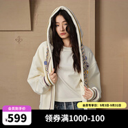 PALLADIUM帕拉丁上裝時(shí)尚潮流百搭鳶尾花衛衣外套1010365 黃紫色鳶尾花 S