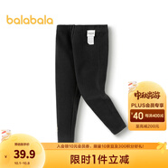 巴拉巴拉（BALABALA）打底褲年春季女幼童打底長褲拜年服2011123001 黑色90001 90
