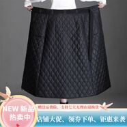 暖冬鴨鴨半身羽絨棉裙女秋冬裙新款加厚棉裙裙冬季中長款冬天裙子冬長裙外 M 80-100斤