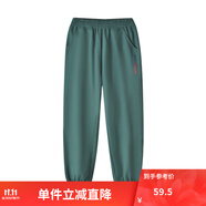 鉛筆俱樂部童裝2024春裝新款男女童褲子兒童長褲中大童休閑運(yùn)動(dòng)褲 墨綠 110