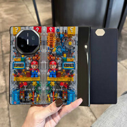 MPPMCK適用于華為matexts手機殼適用華為mateXTs手機殼新款積木馬里奧翻蓋皮套全包防摔 芯片馬里奧全包翻蓋皮套 三星Galaxy Z Fold4