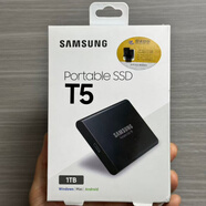 三星T5T7T91T2T高速金屬指紋加密移動(dòng)固態(tài)硬盤(pán)TypeC T5_1T國行僅拆封 1TB