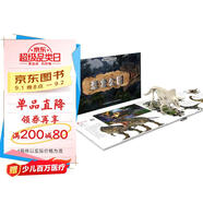 魔光童書全立體書系列：恐龍公園（精裝彩燈音頻）恐龍世界科普百科全書3D立體翻翻書 可反復(fù)充電 