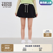 Teenie Weenie bearnova2025秋季新款女裝簡(jiǎn)約時(shí)尚氣質(zhì)花苞蓬蓬裙 黑色 S