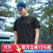 拓路者（Pioneer Camp）新疆棉短袖t恤男夏季圓領(lǐng)打底衫寬松上衣大碼重磅純棉中青年半袖 碳灰色 M