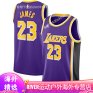 耐克（NIKE）【精心定制】美版正版湖人隊(duì)東契奇77號(hào)球衣詹姆斯23號(hào)科比籃球服 詹姆斯紫色球衣 XL 【182-190cm，80e