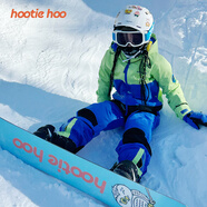 HOOTIE HOO兒童滑雪服套裝防水防風 Lime/Vivid Blue/Raven Black青檸綠/寶藍/黑色 90cm 3T 90cm 3歲