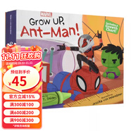 漫威復(fù)仇者聯(lián)盟分級讀物 World of Reading Marvel Meet the Super Heroes 英文原版幼兒英語啟蒙 初級圖畫故事 綠山墻 Grow Up, Ant-Man! 紙板