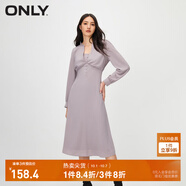 ONLY秋冬氣質(zhì)通勤風(fēng)百搭燈籠袖顯瘦連衣裙女|123407016 E15 鵪鶉QUAIL XL 175/92A