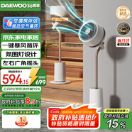 大宇（DAEWOO）【國家補貼】落地氛圍燈空氣循環(huán)扇12檔立式電風扇輕柔音直流變頻小型空調(diào)扇 F30S