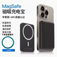 小米（MI）2025新款無線磁吸款20000毫安充電寶Magsafe快充適用于iPhone蘋果16promax移動電源移動電源 黑色[一代超厚款]標配版 20000mAh