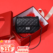 viney牛皮包包女包品牌鏈條包輕奢單肩斜挎包生日禮物高端送女友老婆