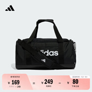 adidas運動(dòng)健身便攜斜挎手拎包男女新款阿迪達斯官方   黑色/白色   NS