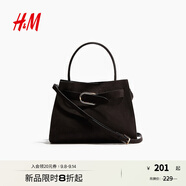 H&M女裝25秋季新款通用款女包斜挎包1302772 深棕色
