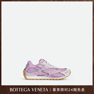 BOTTEGA VENETA葆蝶家男女同款ORBIT運(yùn)動(dòng)鞋bv鞋 亮澤粉/銀色-偏小,建議拍大一碼 38