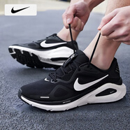 耐克（NIKE）跑步鞋男 25秋季新款STRUCTURE 26運動鞋透氣網(wǎng)面鞋減震耐磨男鞋 【新品】001-經(jīng)典黑白/曬圖退10 42 （內(nèi)長265mm）