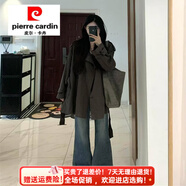 皮爾卡丹（pierre cardin）小個(gè)子巨好看棕色風(fēng)衣外套女2025秋季新款薄款韓版韓系短款 棕色 【高定面料升級(jí)版】 L 【贈(zèng)+衣架+防塵袋】