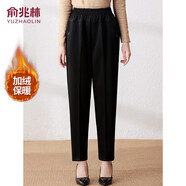 俞兆林中老年女裝冬裝加絨休閑褲媽媽裝褲子婆婆加厚保暖褲 Y244K3017