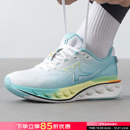 特步（XTEP）跑鞋男鞋運動鞋秋季新款戶外舒適耐磨休閑鞋防滑緩震跑步鞋 975219110045經(jīng)典白/湖碧青 39