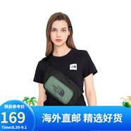 the North Face 北面美版腰包通用運動斜跨包胸包3L EXPLORE HIP PACK YXN-綠/黑色 均碼