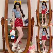 UR H2025新款ur2025新款ur火夏裝一整套大方得體穿搭巨好看的夏日兩件 【兩件套】上衣+短褲子【夏季套裝女2025新款/減 S 【小清新套裝小個(gè)子/冷淡風(fēng)鹽系穿搭套裝/又a又颯