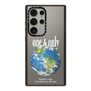 CASETIFY透明-黑色適用三星24 Ultar/25 Ultar手機殼香港時(shí) One_&_Only_Earth_透明-黑色 三星Galaxy_S25_Ultra