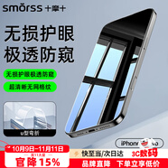 Smorss【2片超強韌性28°防窺】適用Apple蘋果17Pro手機膜iPhone17Pro鋼化膜防偷看防塵防摔抗指紋保護膜